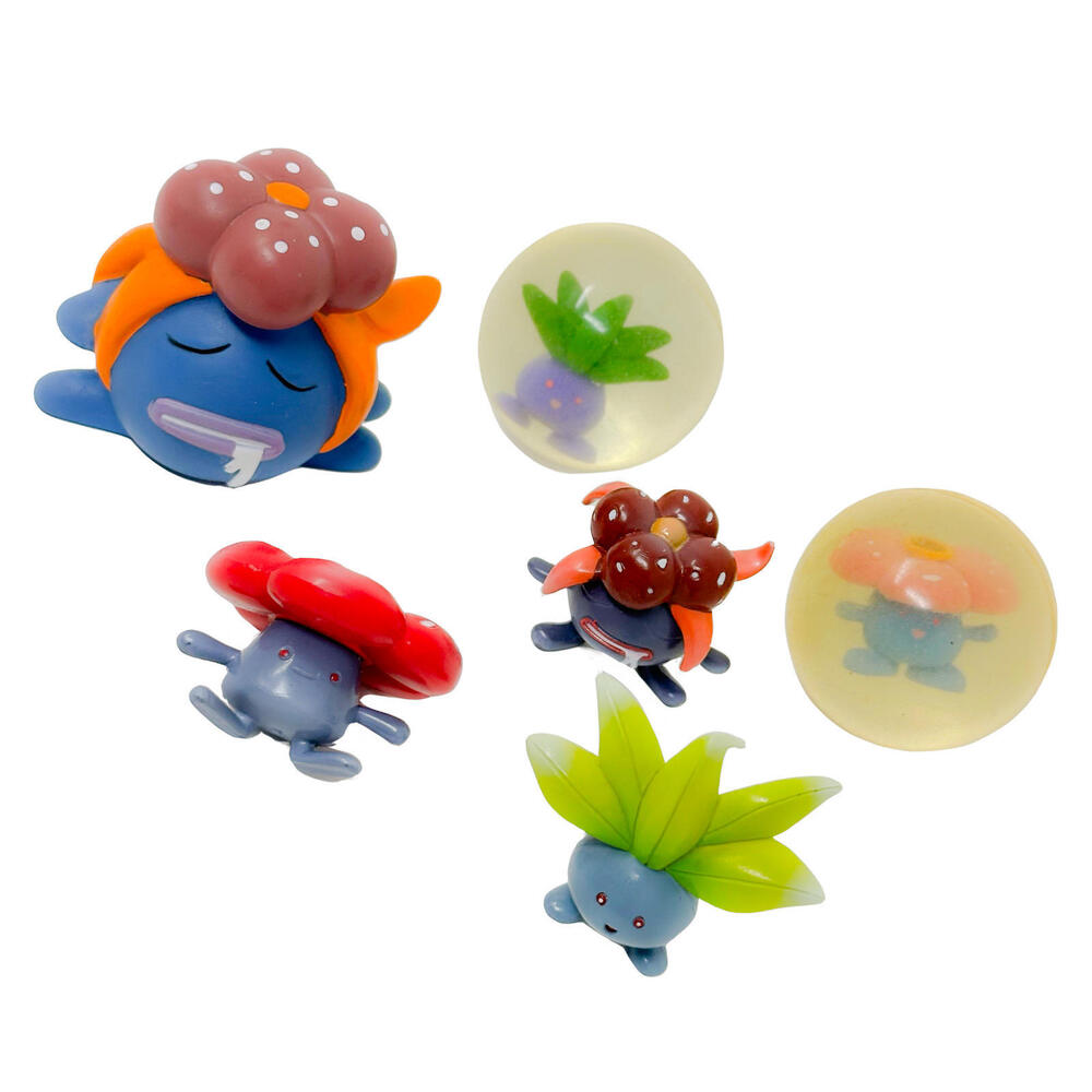 Oddish Vileplume Gloom Vintage Lot 1999 Water Toy Bouncing Balls Nintendo‎ Tomy